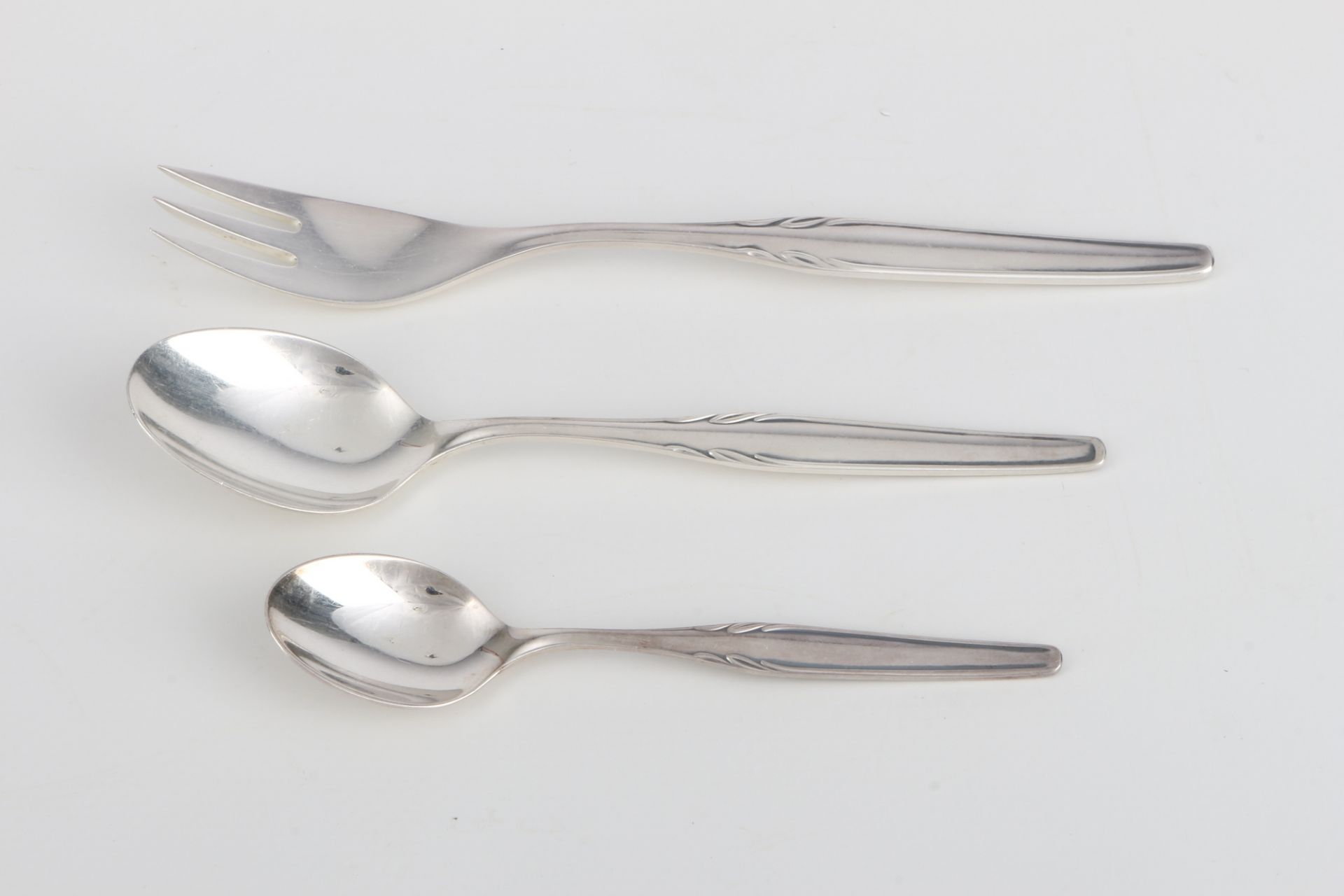 WMF Paris 800 silver cutlery for 12 persons, Besteck für 12 Personen, - Image 3 of 7