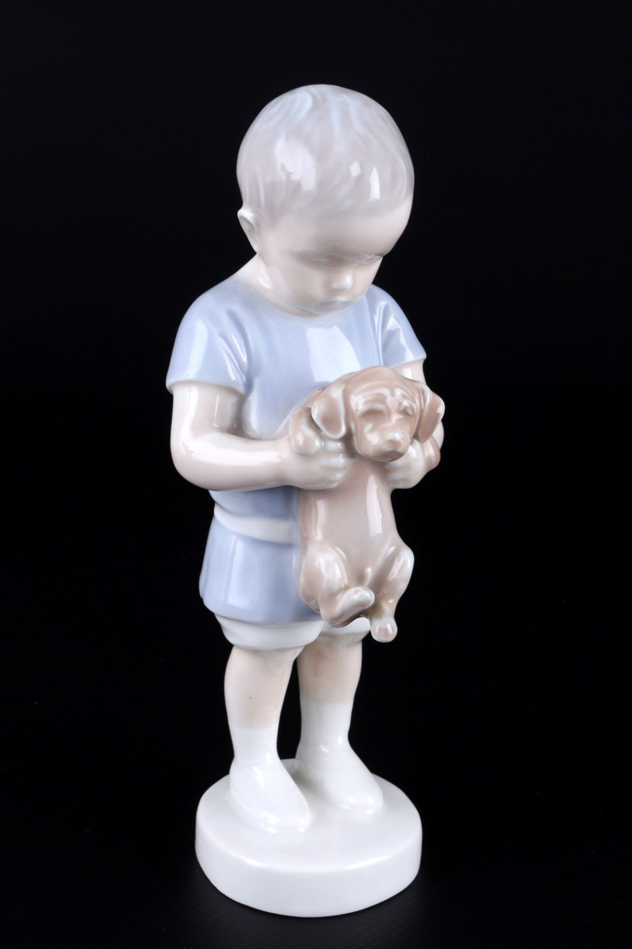 Bing & Gröndahl 3 Figuren - Bäcker und Kinderpaar, porcelain figures baker and pair of children, - Bild 3 aus 6