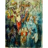 Kurt-Michael Voutta (1898-1965) Kreuzigung Christi, Crucifixion of Christ,