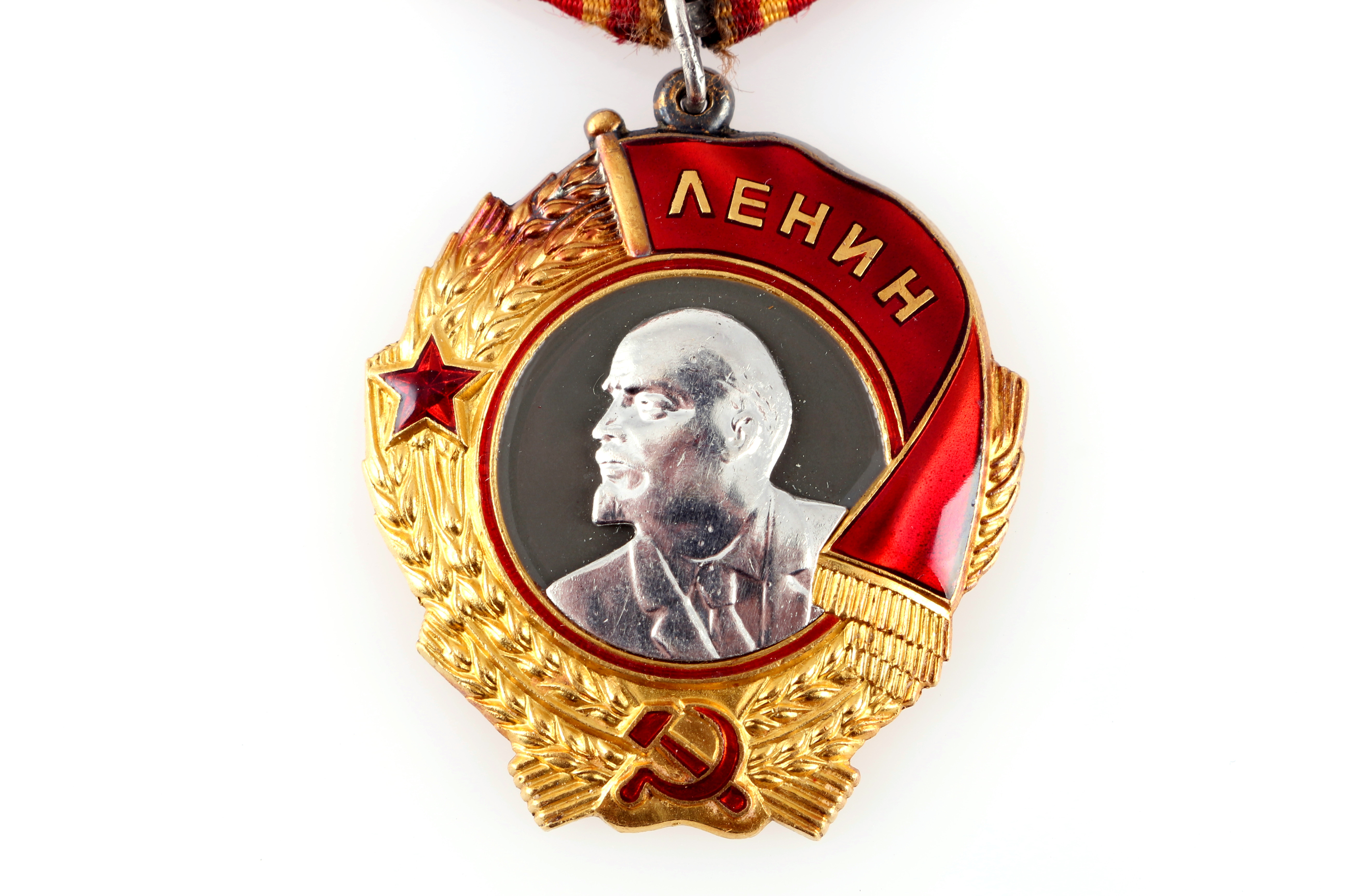 Lenin gold medal soviet union, Leninorden Sowjetunion, - Image 2 of 3