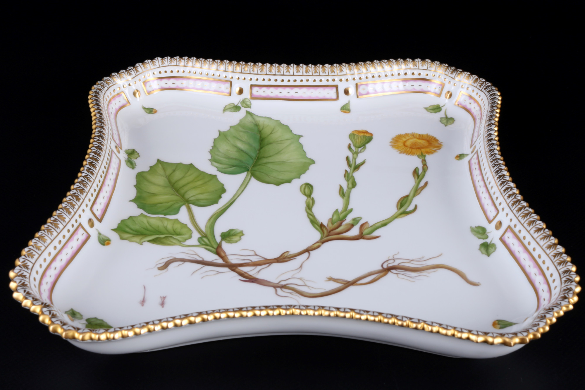 Royal Copenhagen Flora Danica large splendor bowl 3564 1st choice, große Prunkschale, - Image 2 of 3