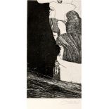 Pit Morell (*1939) Wir im Dezember, etching We in December,