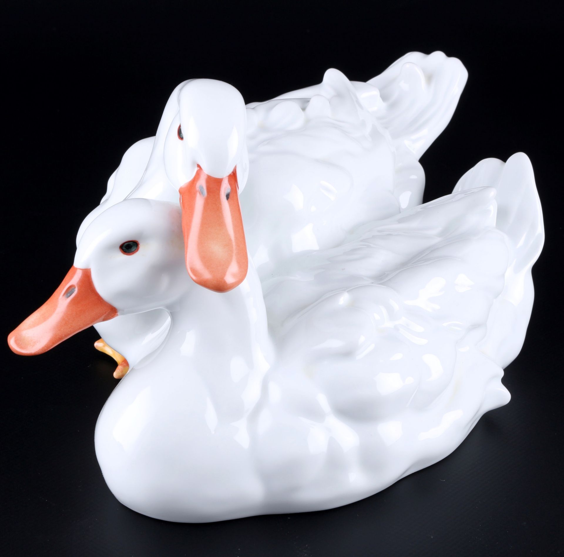 Herend Entenpaar 15035, pair of ducks,