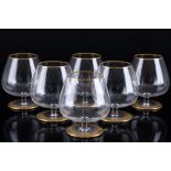 St. Louis Thistle Gold 6 Cognacschwenker, brandy snifter,