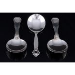 Georg Jensen Acorn / Old Danish 925 Silber 3 Marmeladenlöffel, sterling silver 3 jam spoons,