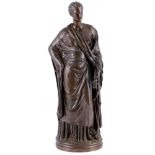 Adrien Etienne Gaudez (1845-1902) Bronze Diana von Gabii by F. Barbedienne, bronze sculpture