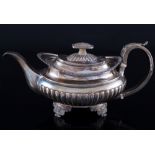 England 925 Silber Teekanne 19. Jahrhundert, sterling silver coffee pot 19th cenutry,