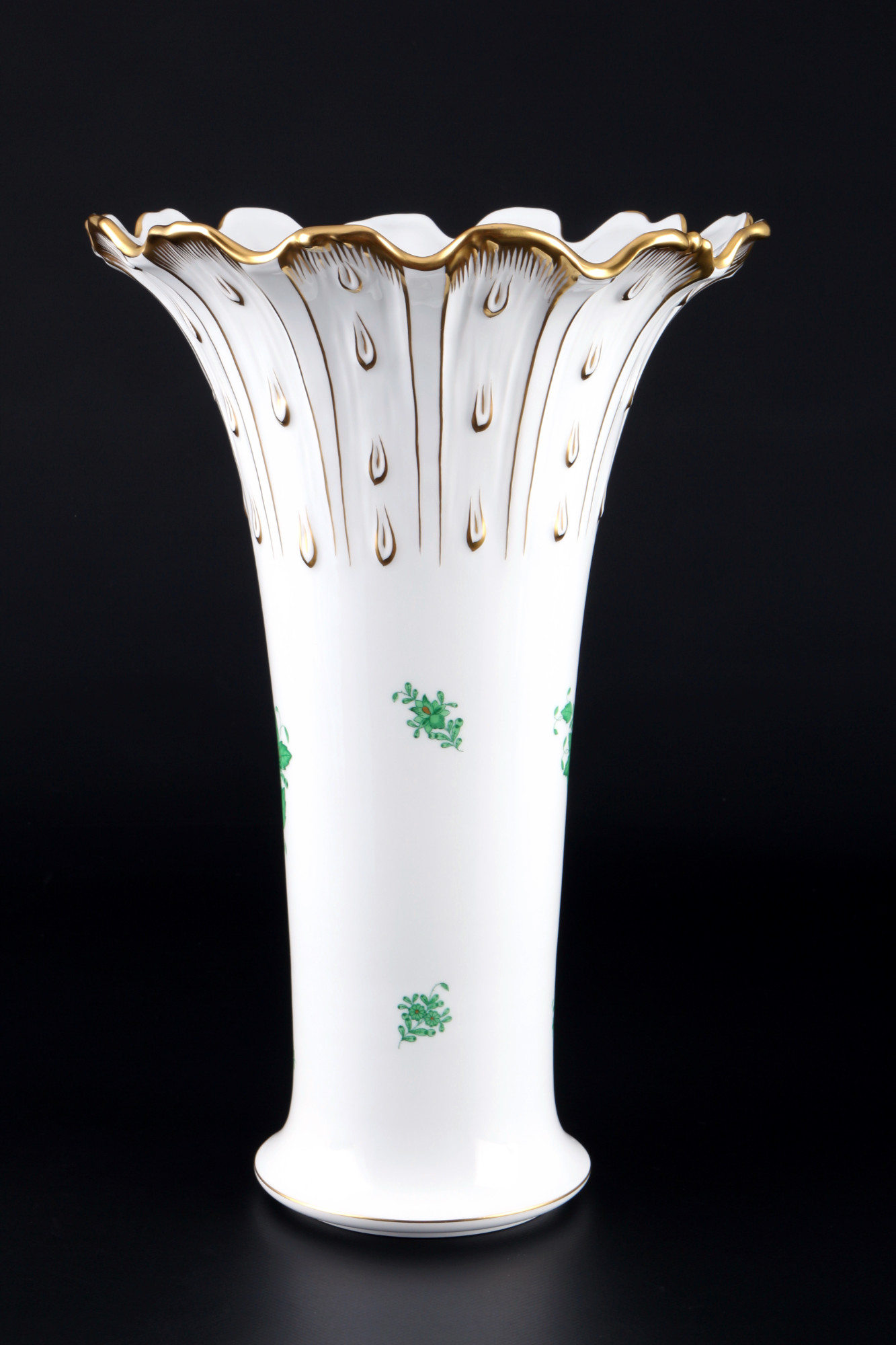 Herend Apponyi Vert large splendor vase 7130, große Prunkvase, - Image 2 of 4