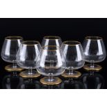 St. Louis Thistle Gold 6 Cognacschwenker, brandy snifter,