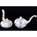 Meissen 18. / 19. Jahrhundert Blume 2 Kännchen, small jugs 18th / 19th century,