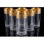 St. Louis Thistle Gold 6 Bechergläser, highball glasses,