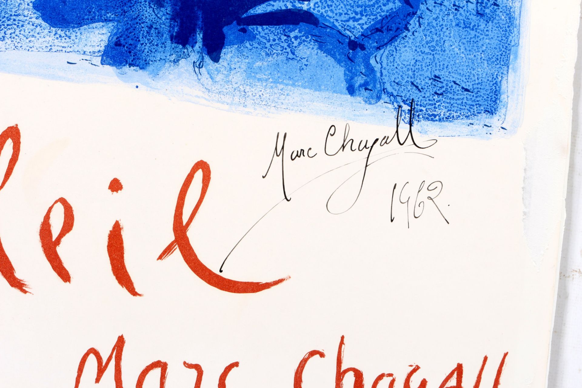 Marc Chagall (1887-1985) Die Engelsbucht (Nice soleil fleurs) 1962, Bay of Angels, - Bild 2 aus 2