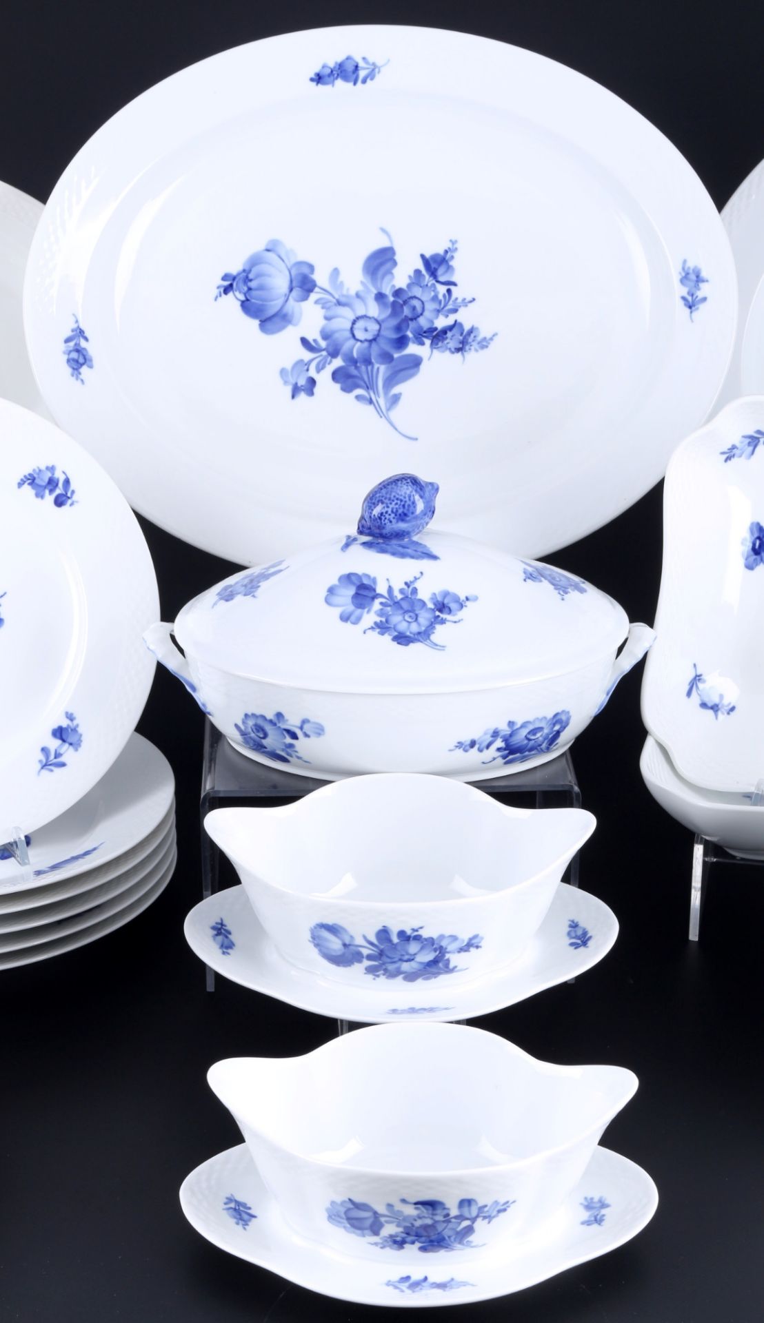 Royal Copenhagen Blaue Blume Speiseservice für 6 Personen, dinner service for 6 pers., - Bild 3 aus 5