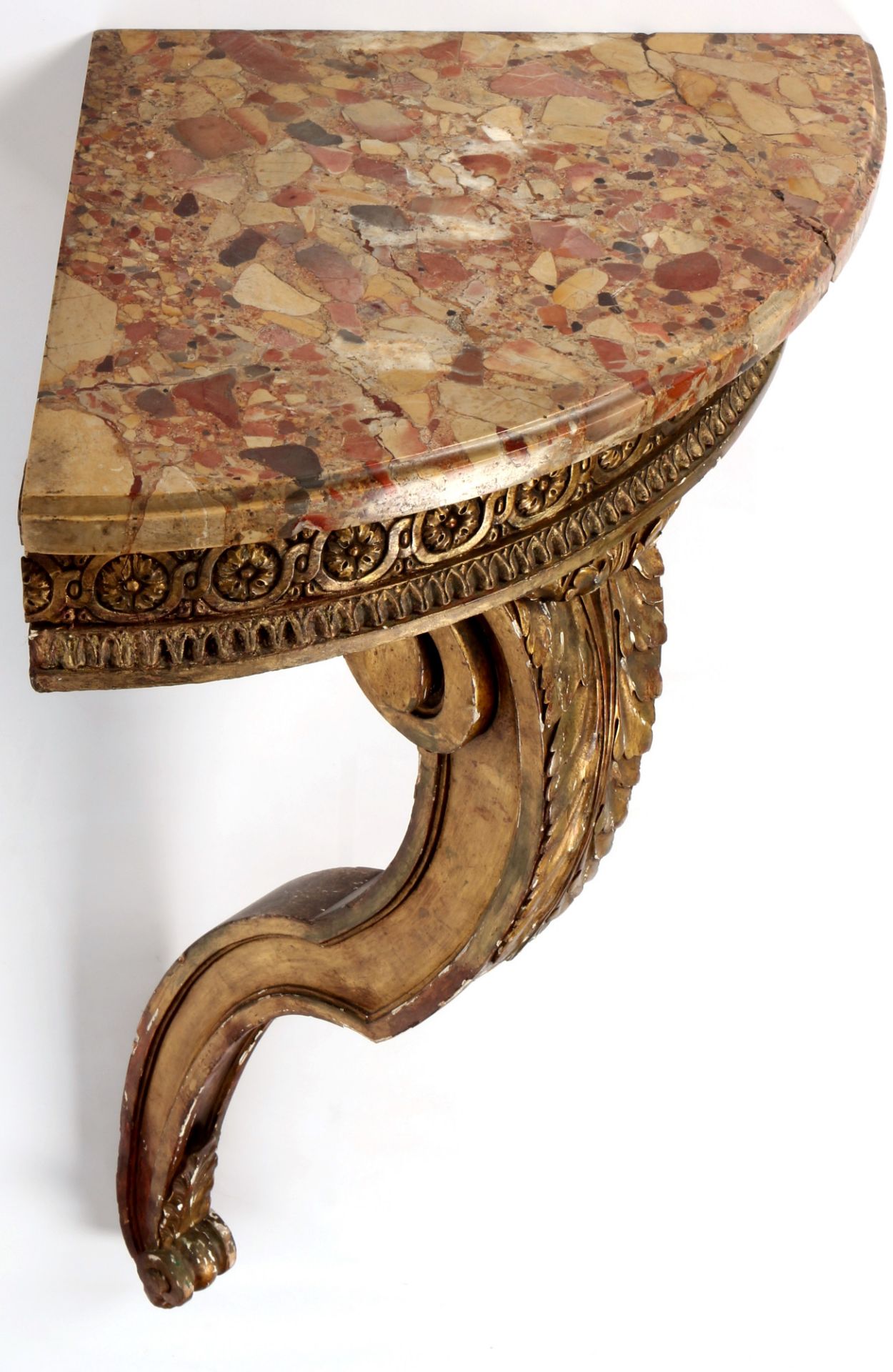 Baroque corner console 18th century, Barock Eckkonsole 18. Jahrhundert, - Image 4 of 6