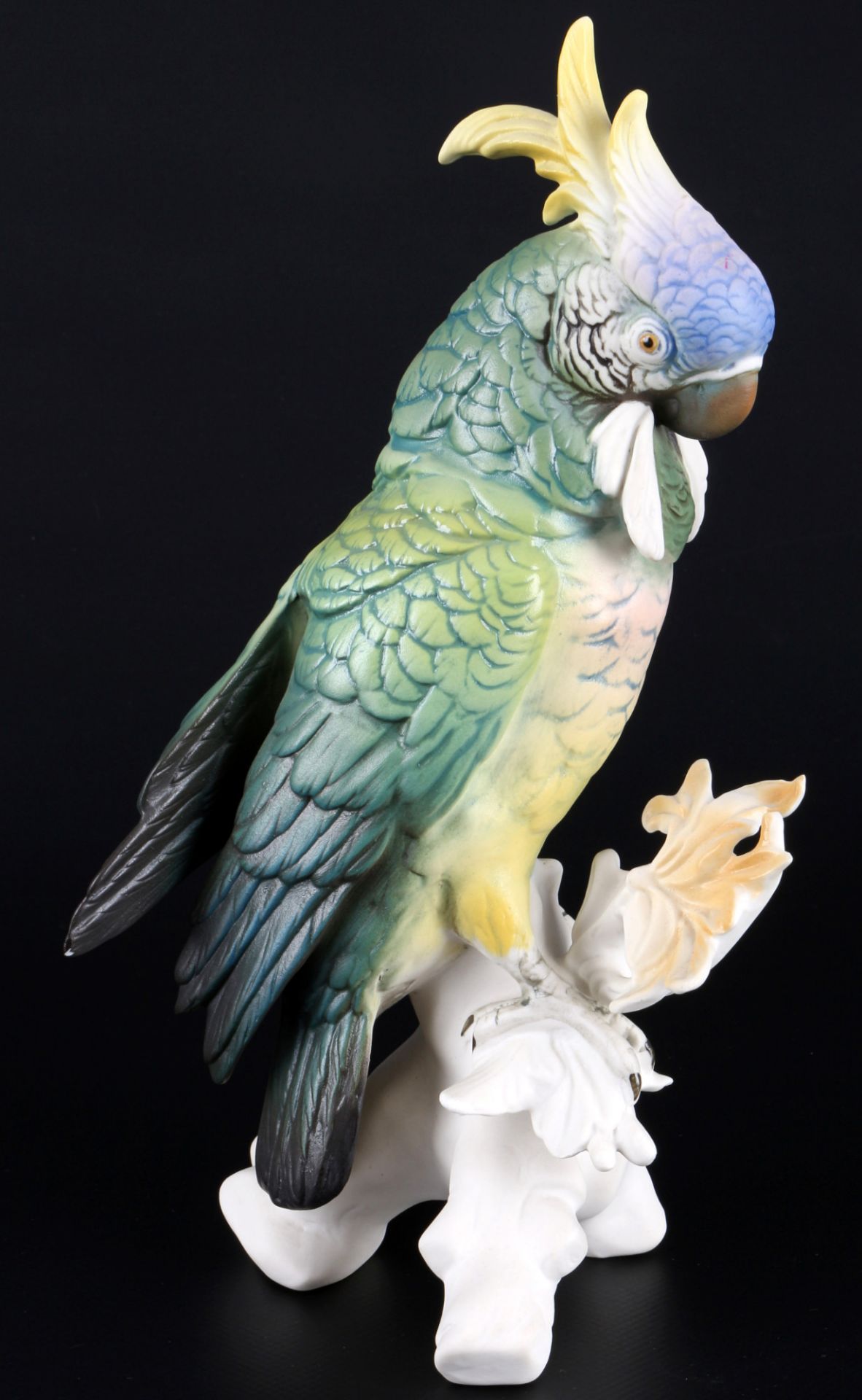 Karl Ens großer Kakadu und Ara Papagei, Volkstedt, porcelain parrot cockatoo, - Bild 2 aus 7