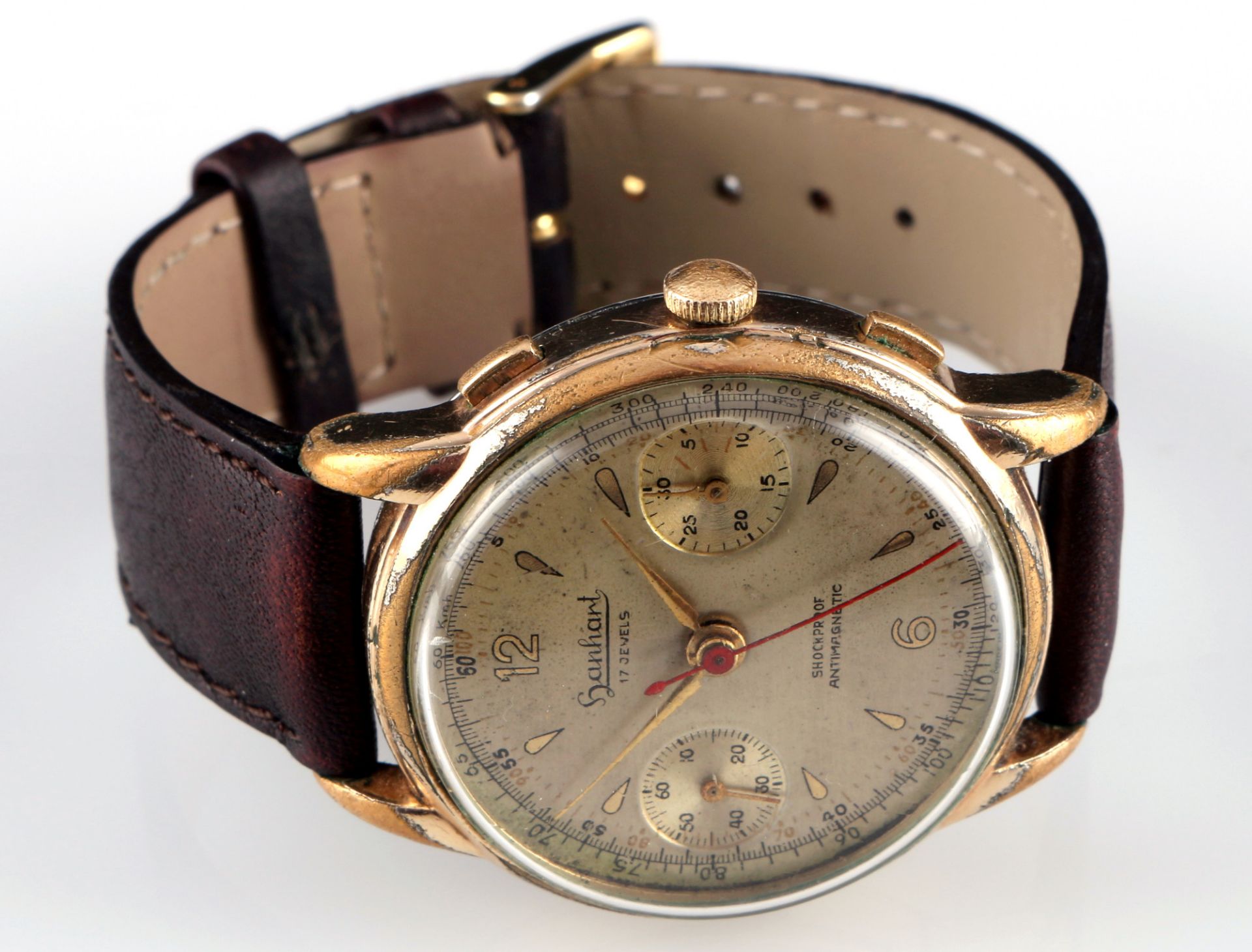 Hanhart men's aviator chronograph, Fliegerchronograph Flyback, - Image 5 of 6