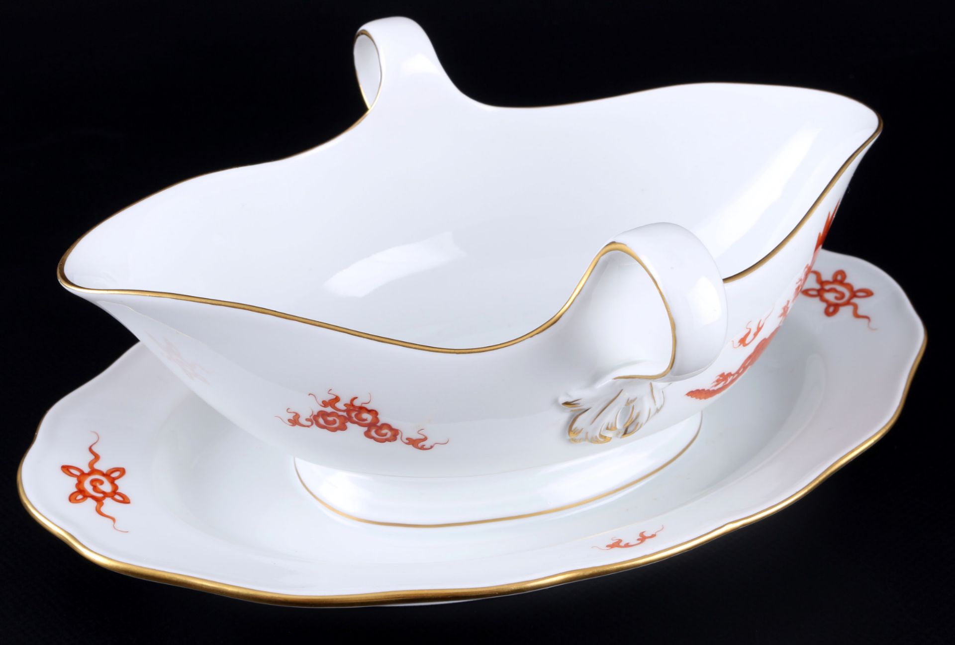 Meissen Roter Ming Drache Speiseservice für 6 Personen, dinner service for 6 pers., - Bild 4 aus 8