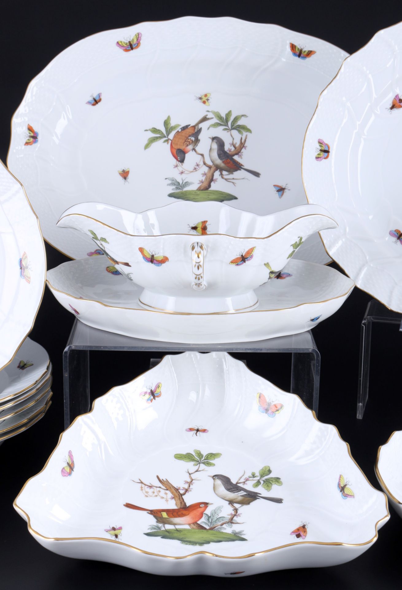 Herend Rothschild Speiseservice für 6 Personen, dinner service for 6 pers., - Bild 3 aus 5