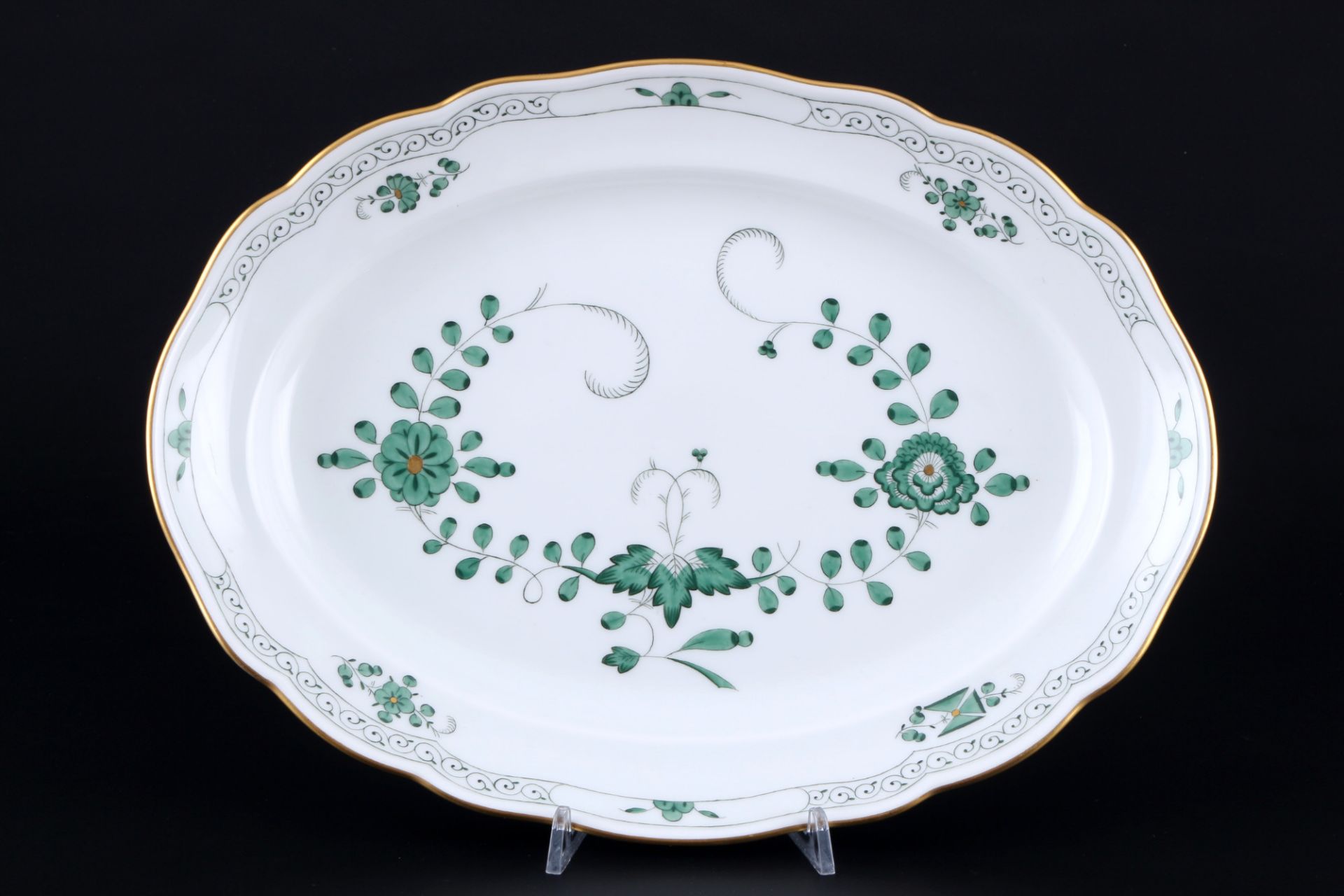 Meissen Indisch Grün Speiseservice für 6 Personen, dinner service for 6 pers., - Bild 6 aus 7