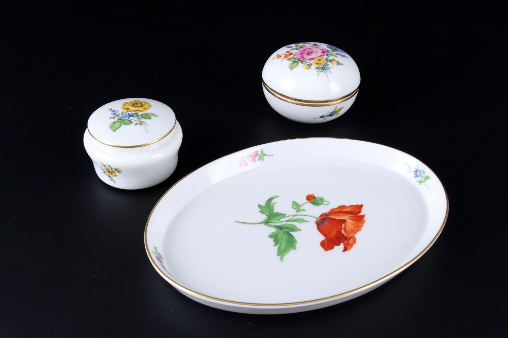 Meissen Blume Kaffeeservice für 7 Personen, coffee service for 7 pers., - Bild 5 aus 9