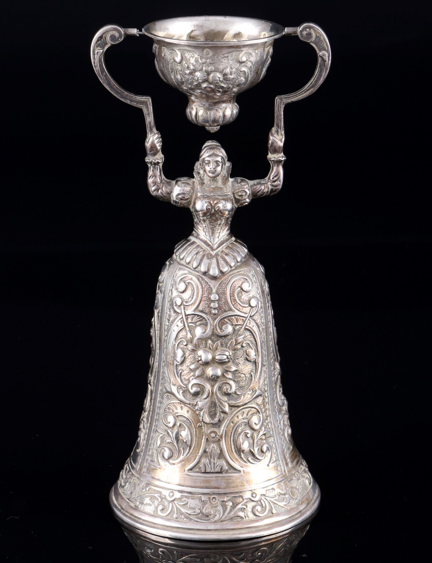 800 Silber Nürnberger Brautbecher, silver bridal cup,