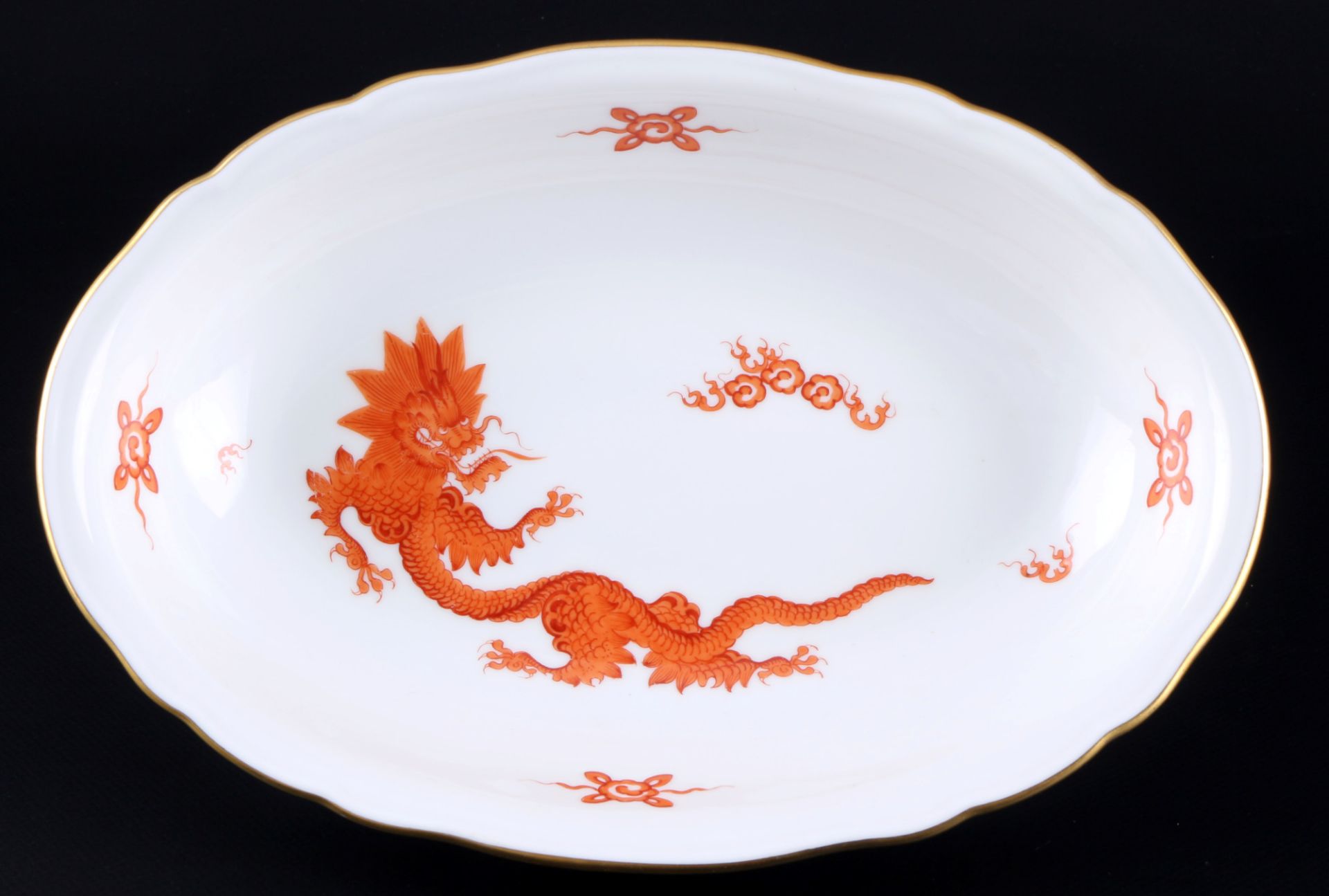 Meissen Roter Ming Drache Speiseservice für 6 Personen, dinner service for 6 pers., - Bild 5 aus 8