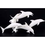 Hutschenreuther große Delfinschule, Gunther Granget, pod of dolphins,