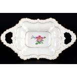 Meissen B-Form Blume Prunkschale, Pfeifferzeit, splendor bowl,