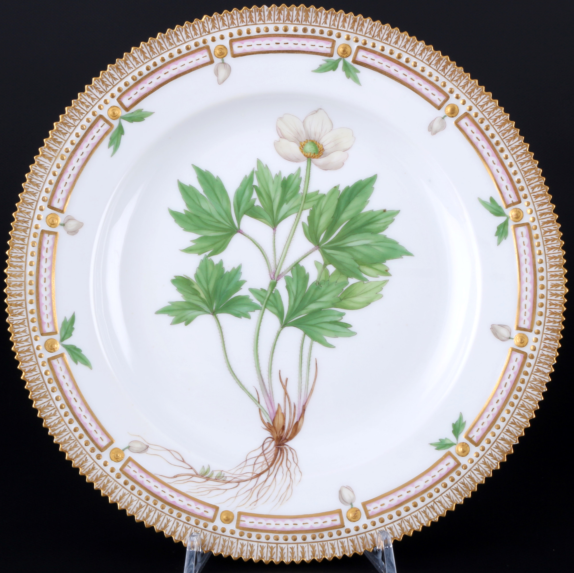 Royal Copenhagen Flora Danica 2 dinner plates 3549 1st choice, Speiseteller, - Image 2 of 4