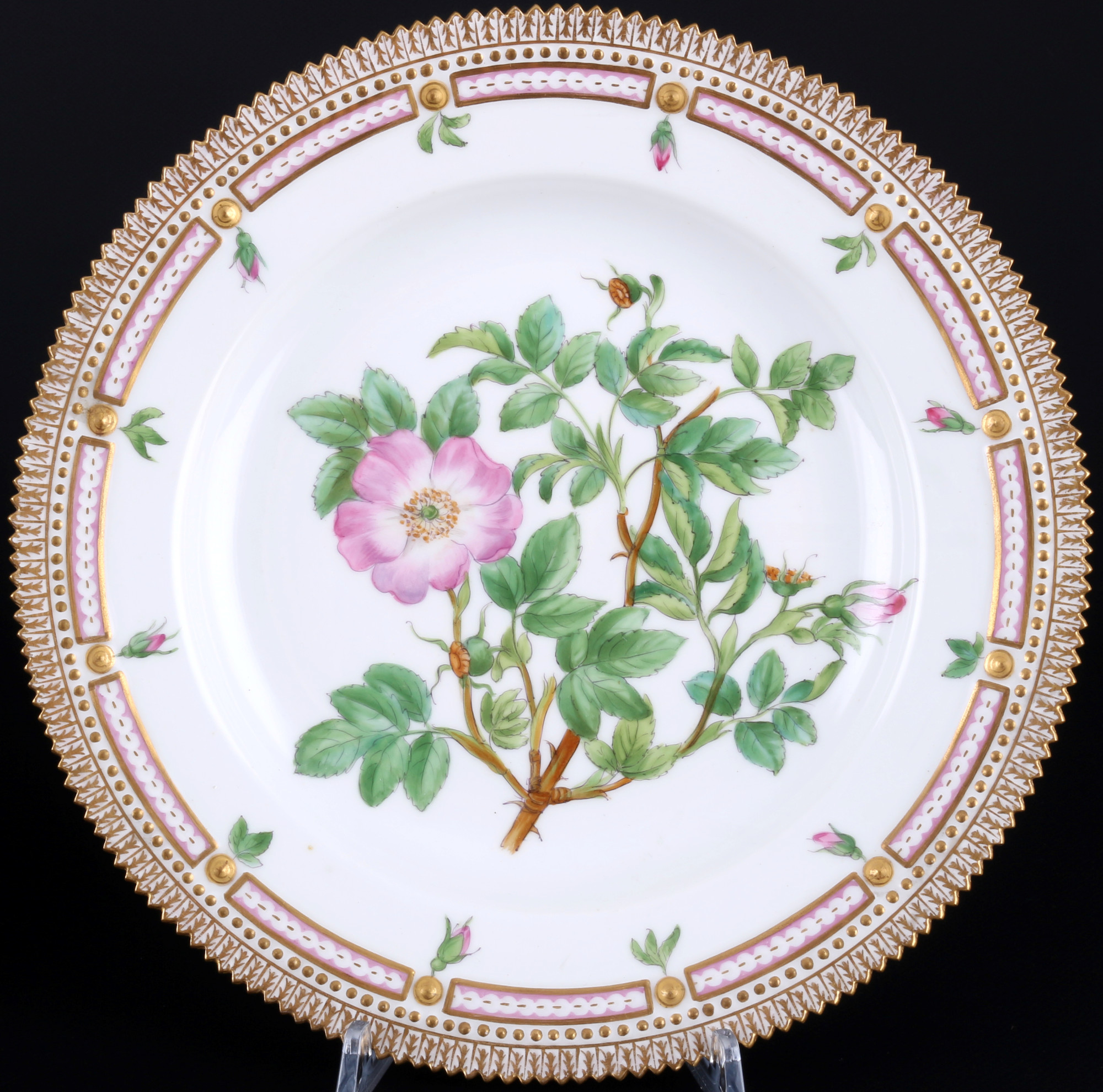 Royal Copenhagen Flora Danica 2 dinner plates 3549 1st choice, Speiseteller, - Image 3 of 5