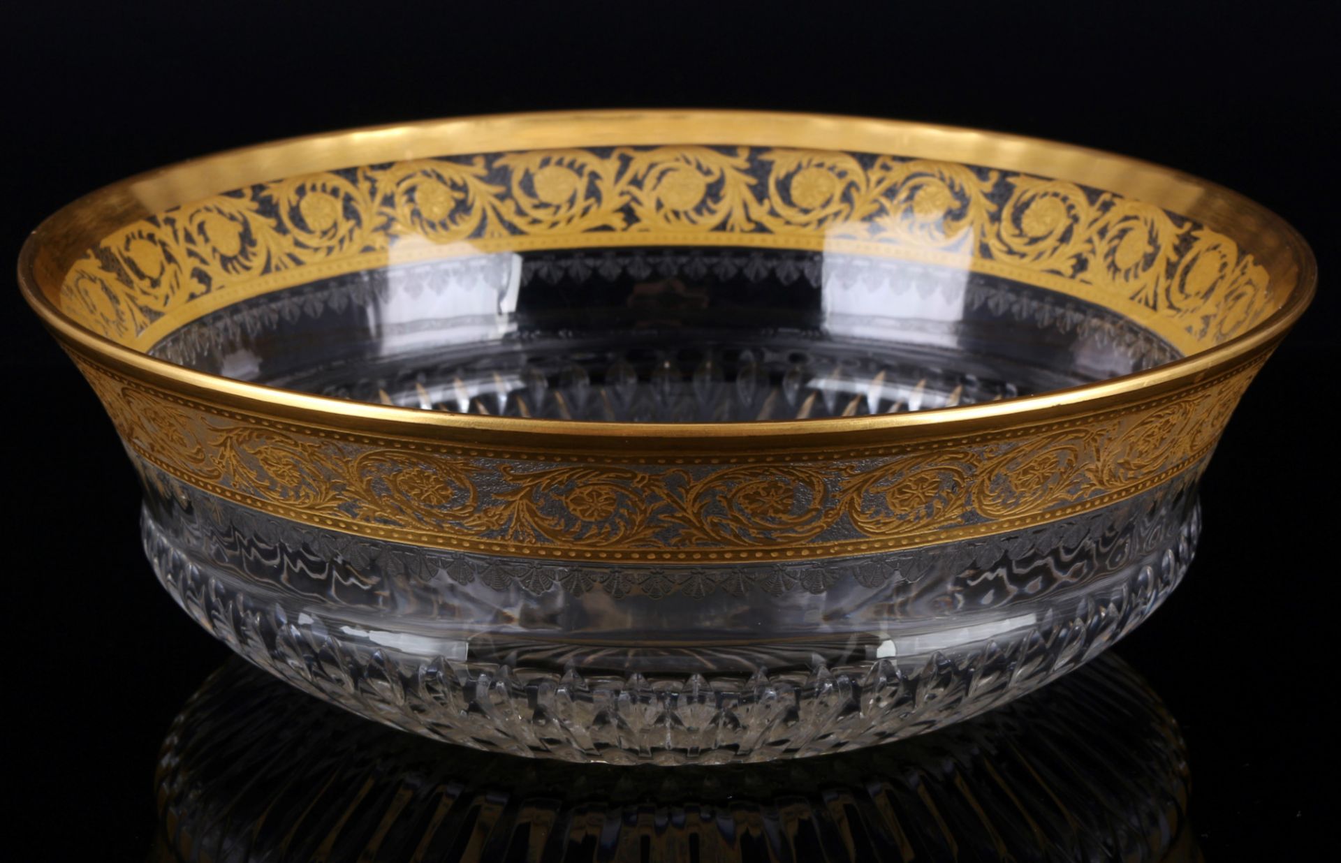 St. Louis Thistle Gold große Schale, large bowl,