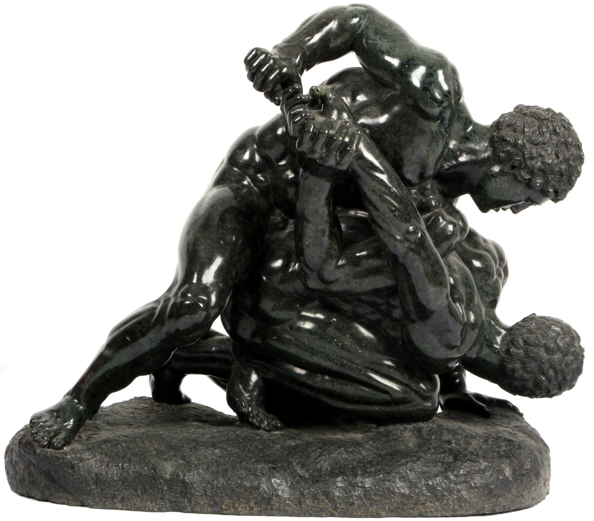 Riesige Skulptur Die Uffizien Ringer, 46 kg, The Uffizi Wrestlers,