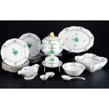 Herend Apponyi Vert Speiseservice für 6 Personen, dinner service for 6 pers.,