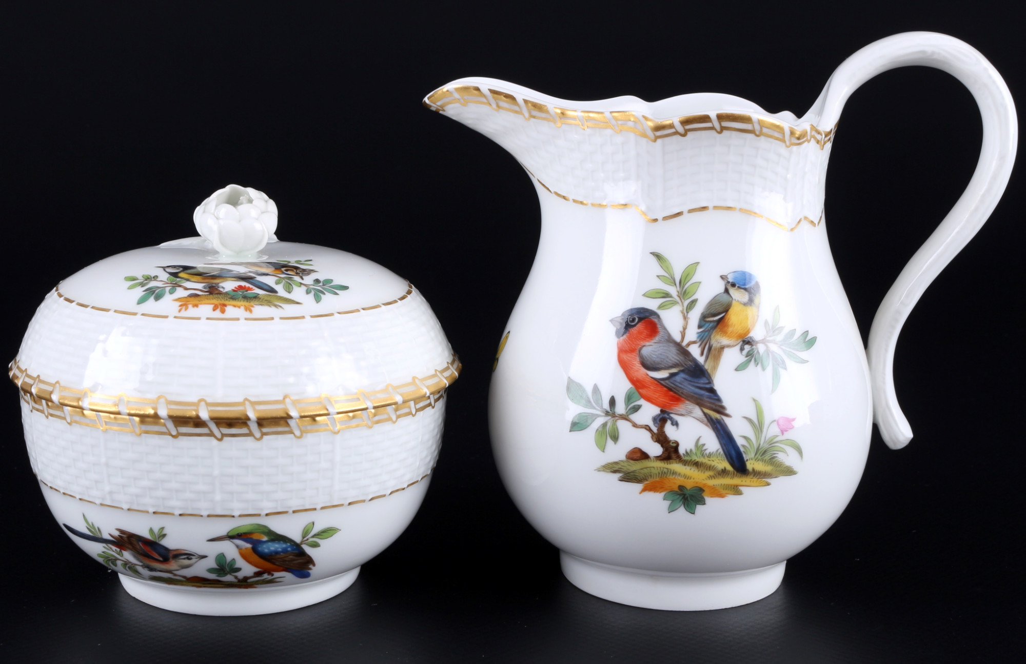 Meissen Osier Birds coffee service for 6 pers. 1st choice, Kaffeeservice für 6 Personen 1.Wahl, - Image 6 of 8