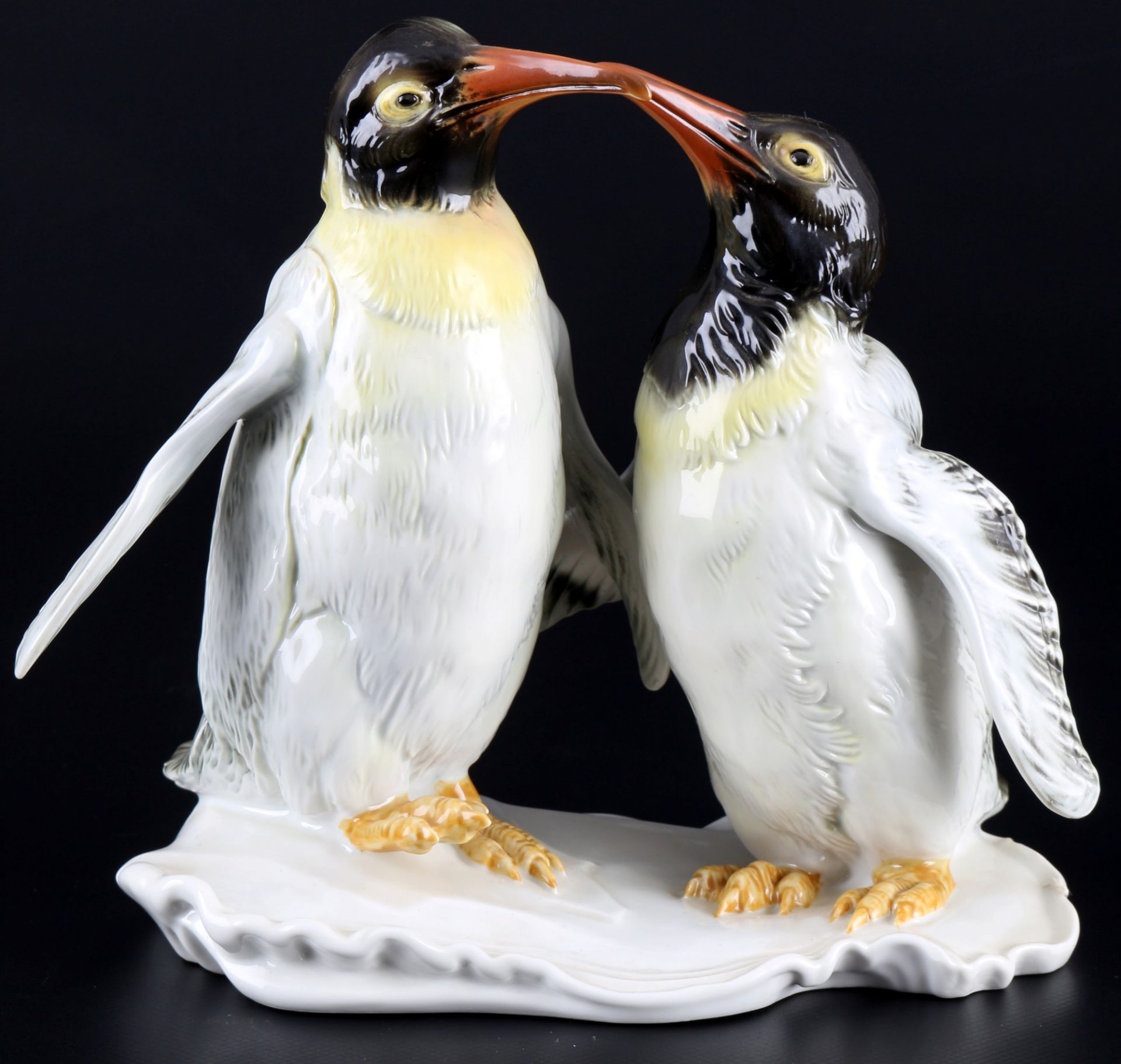 Karl Ens großes Pinguinpaar, Volkstedt, pair of penguins,