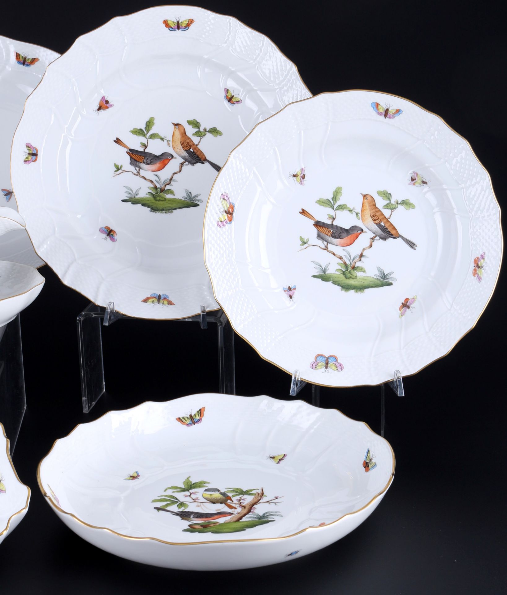 Herend Rothschild Speiseservice für 6 Personen, dinner service for 6 pers., - Bild 4 aus 5