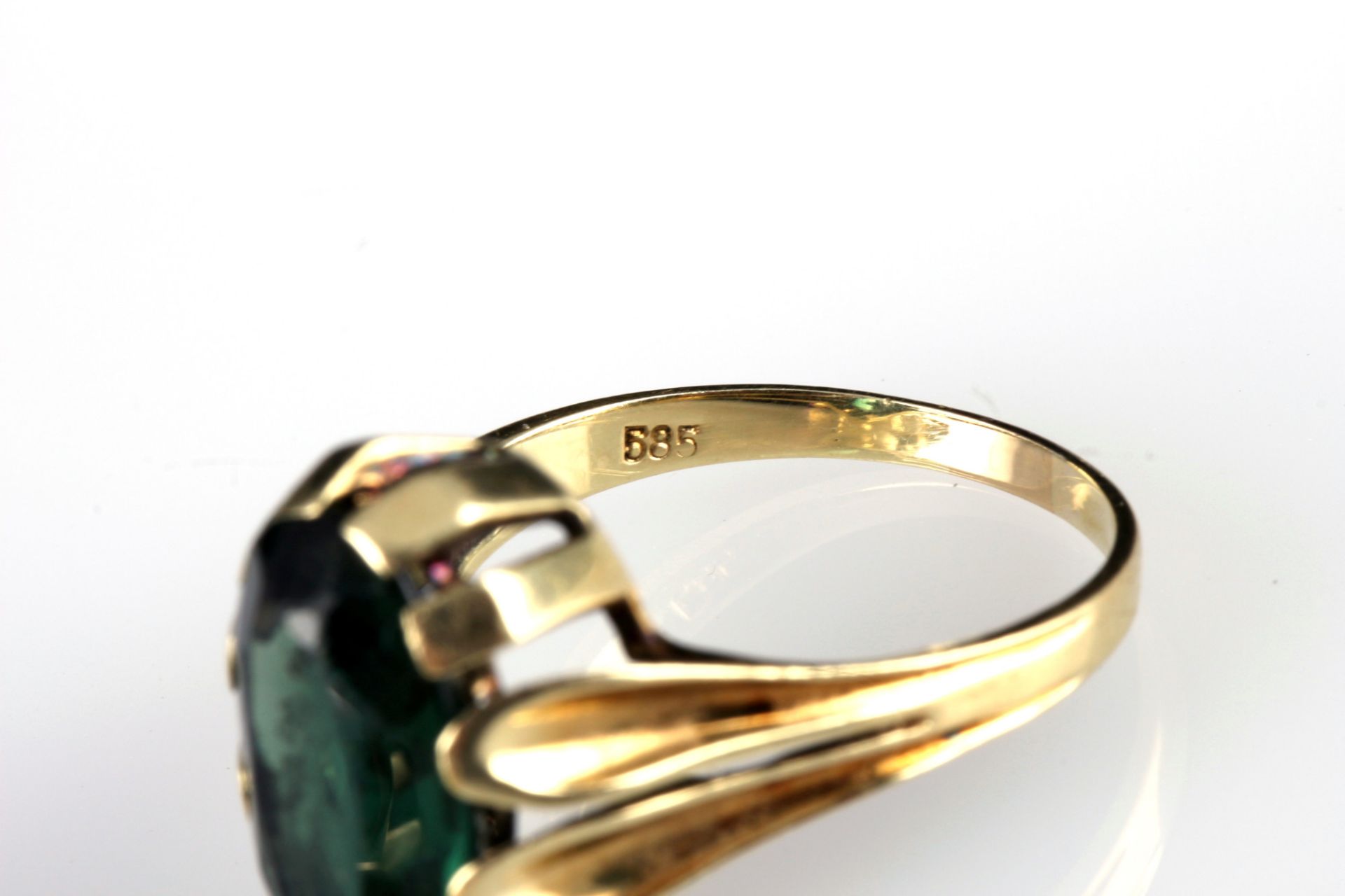 585 Gold 4 Ringe, 14K gold rings, - Bild 7 aus 7