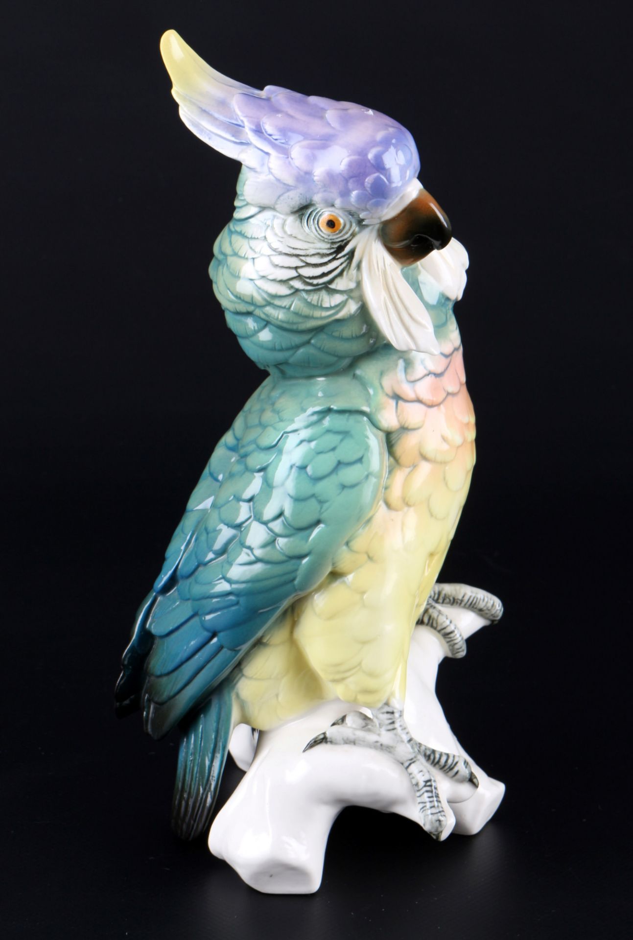 Karl Ens Kakadu, Volkstedt, porcelain cockatoo, - Bild 2 aus 4