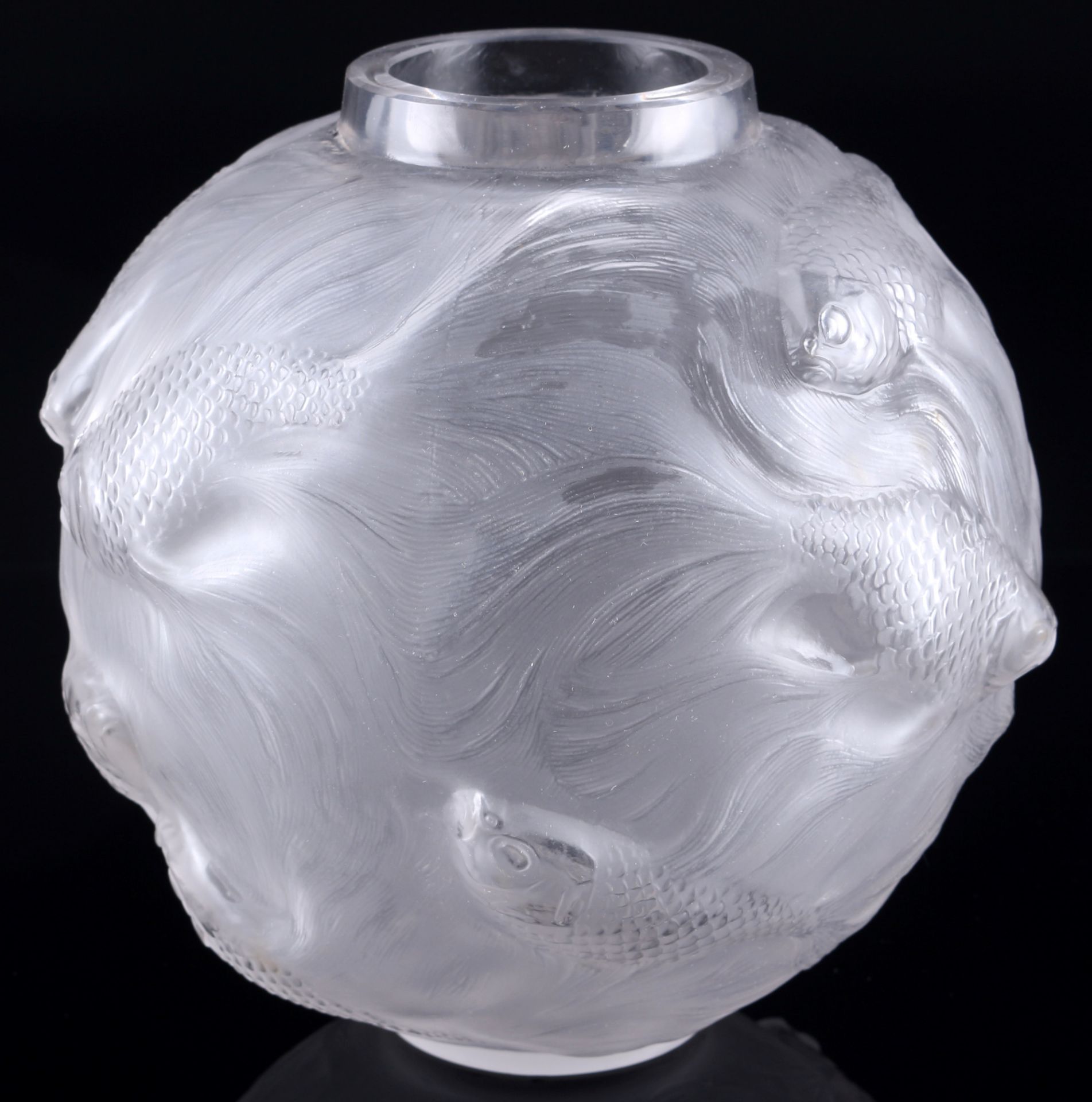 Rene Lalique Formose Prunkvase mit Fischen, splendor vase with fish, - Bild 2 aus 5