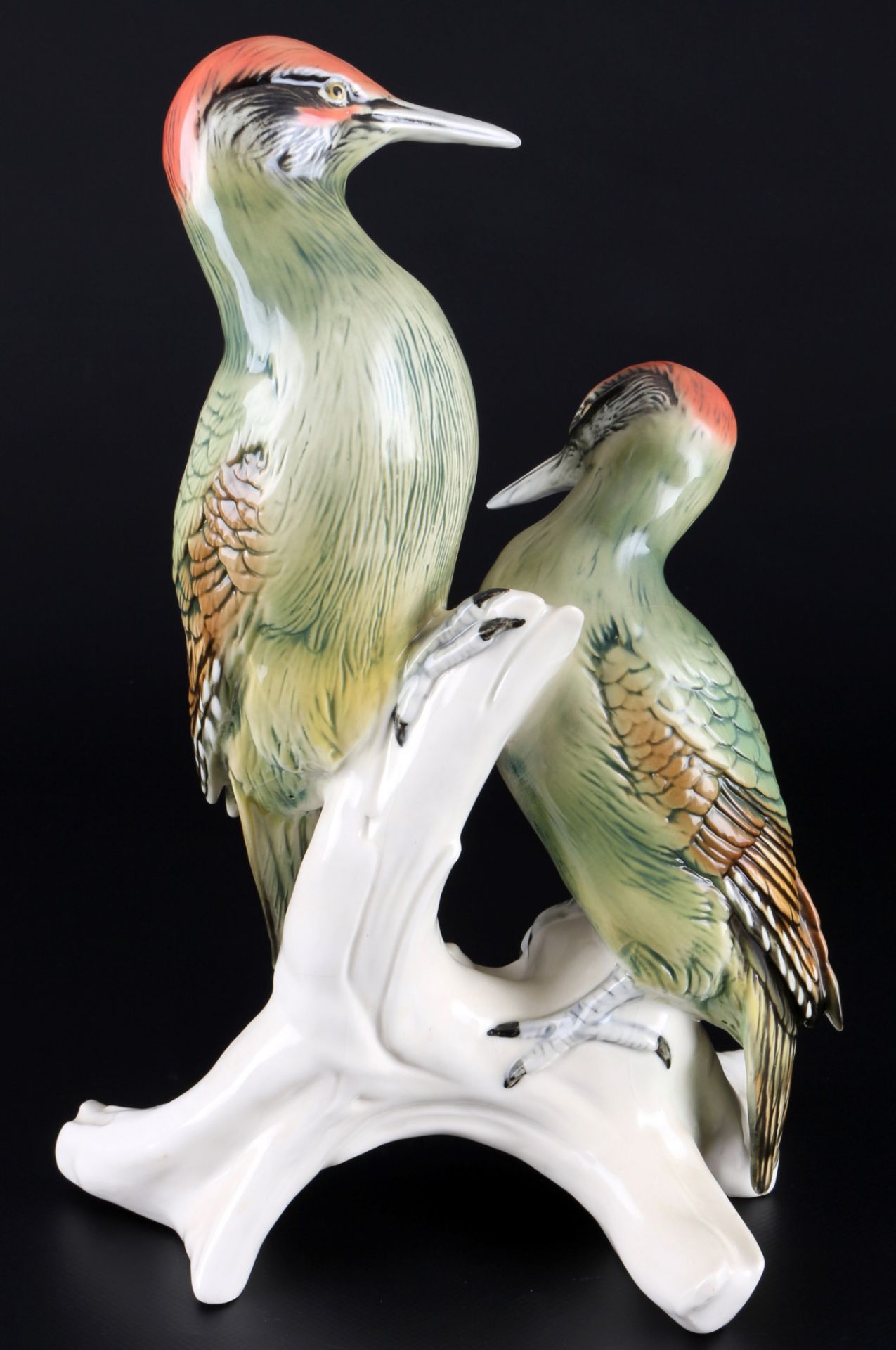 Karl Ens großes Grünspechtpaar, Volkstedt, pair of green woodpeckers, - Bild 3 aus 6