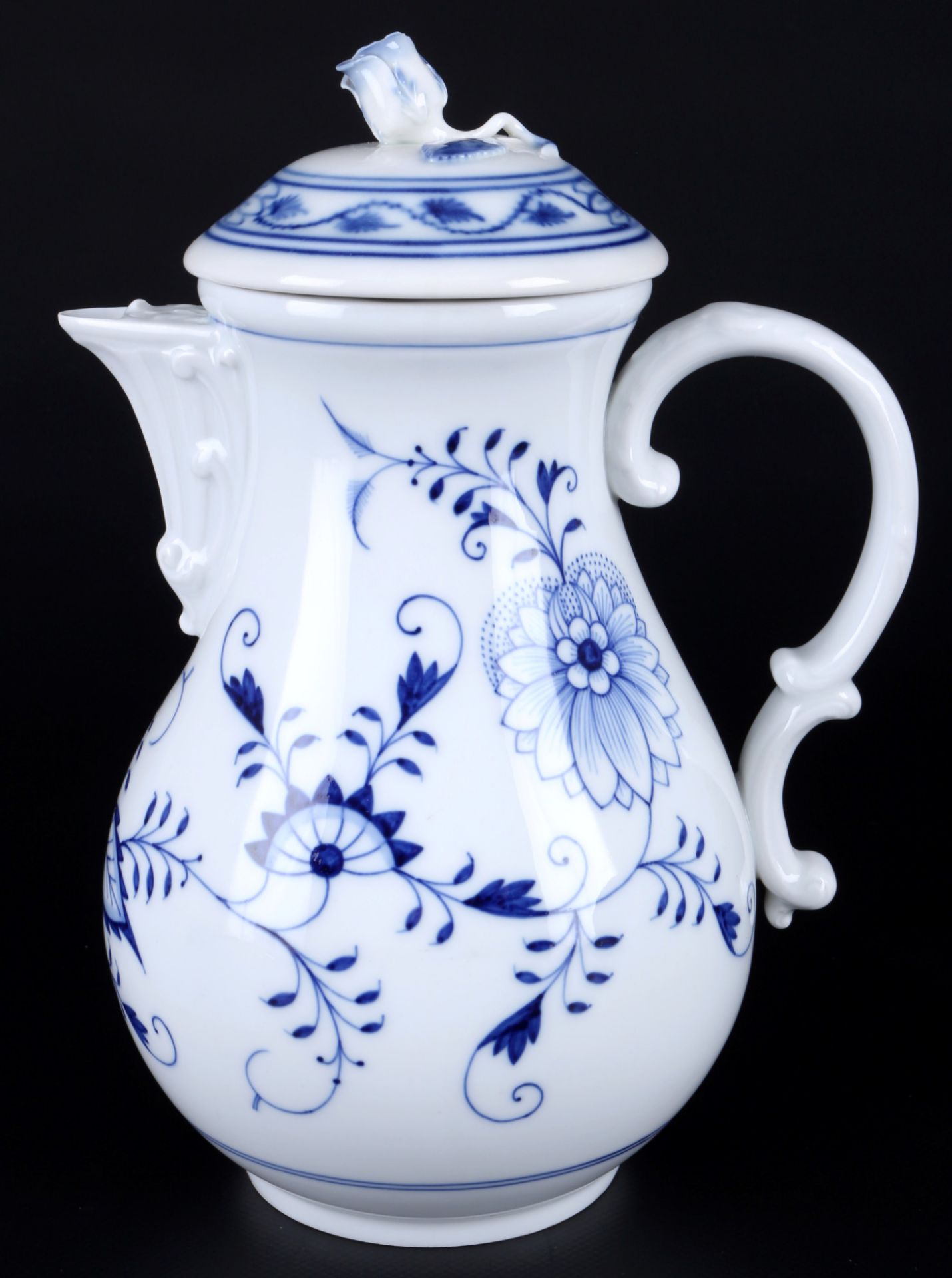 Meissen Onion Pattern coffee service for 6 persons 1st choice, Kaffeeservice für 6 Personen 1.Wahl, - Image 3 of 9