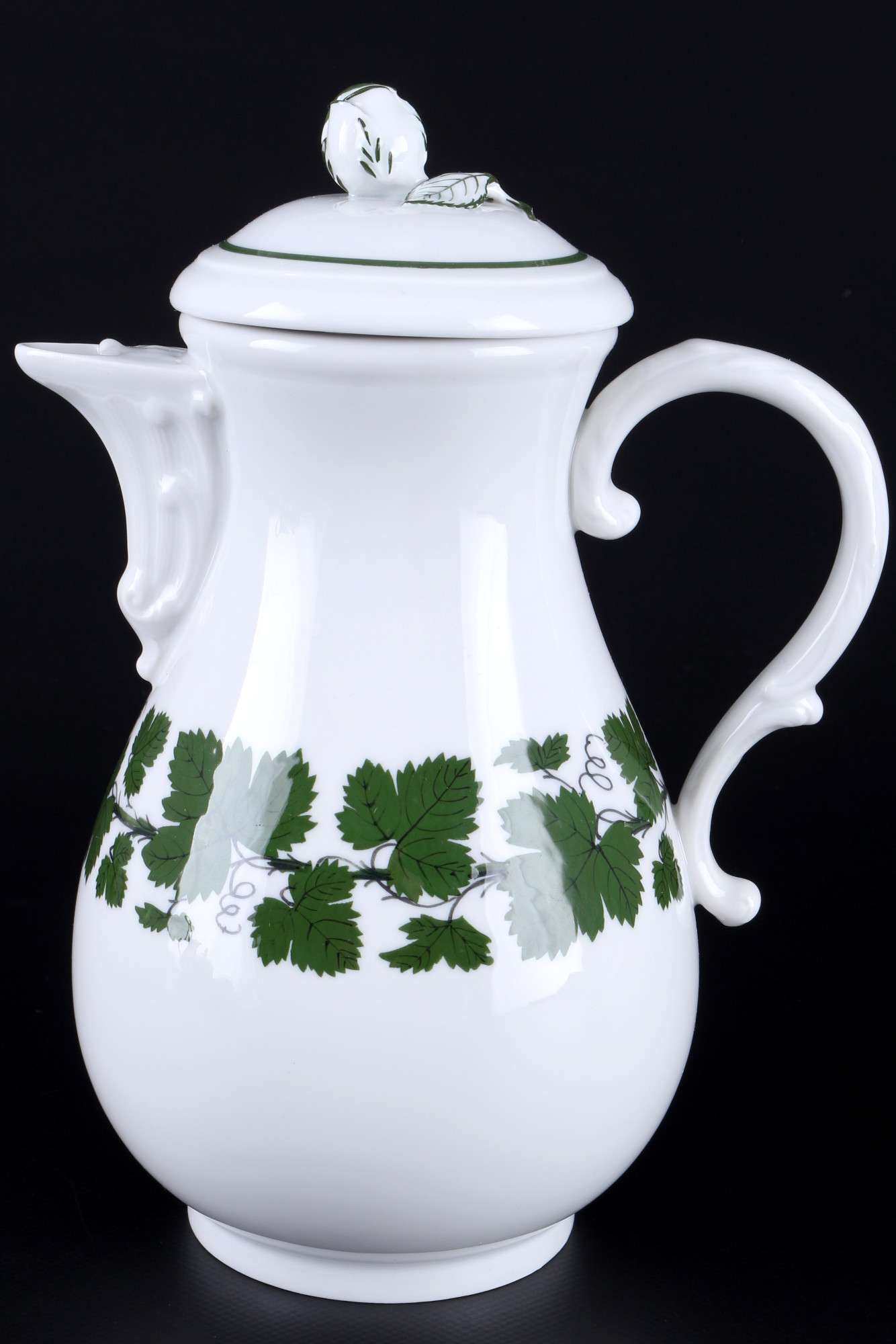 Meissen Vine Leaves coffee service for 6 persons 1st choice, Kaffeeservice für 6 Personen 1.Wahl, - Image 3 of 8