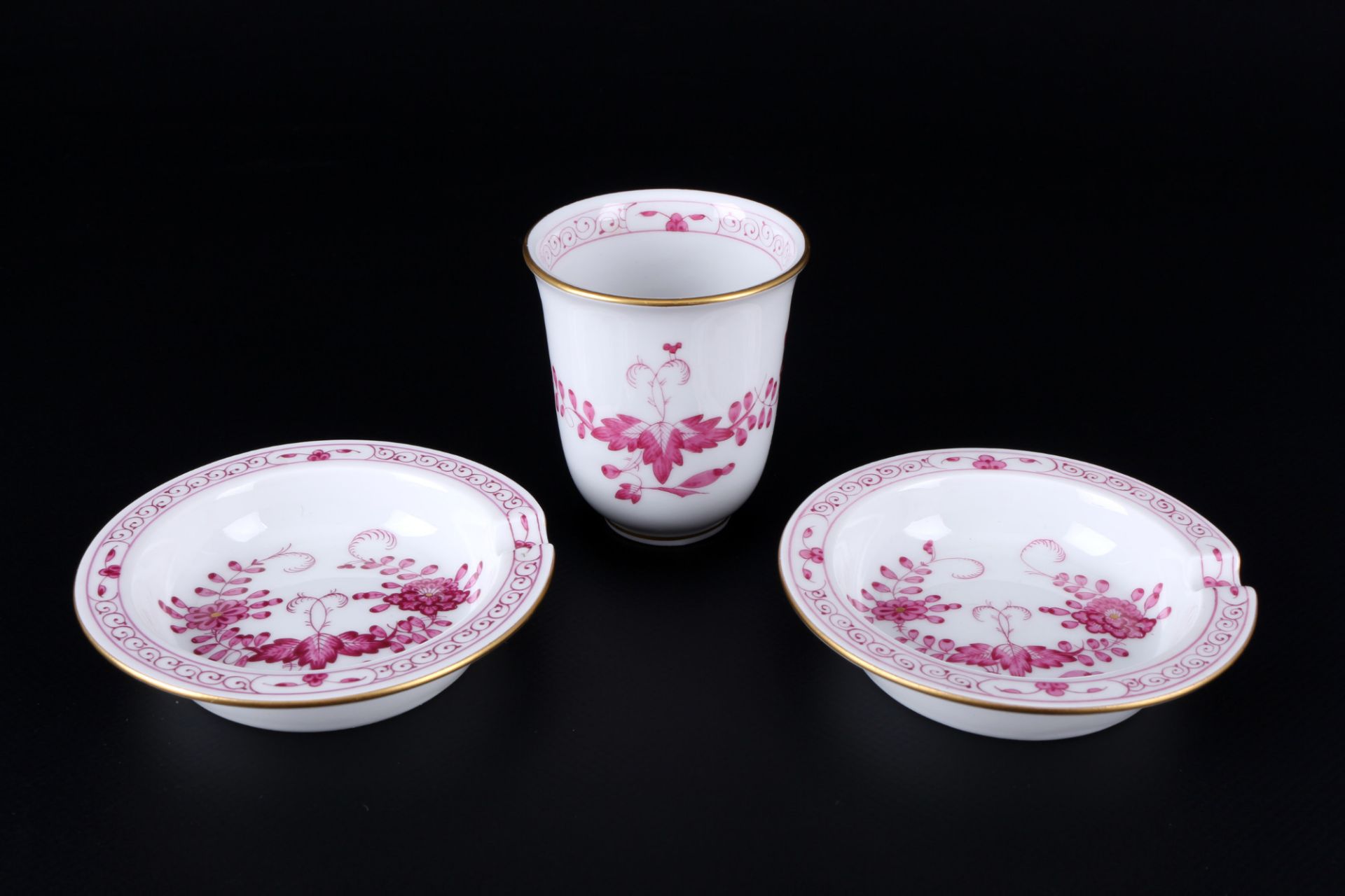 Meissen Indian Purple coffee service for 8 persons 1st choice, Kaffeeservice für 8 Personen, - Image 7 of 11