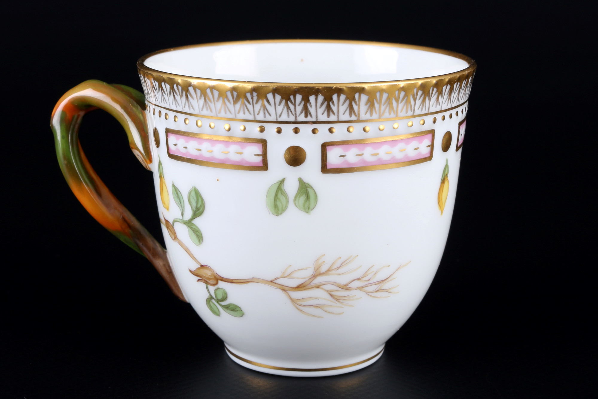 Royal Copenhagen Flora Danica coffee cup with saucer 3597 1st choice, Kaffeetasse, - Image 3 of 5