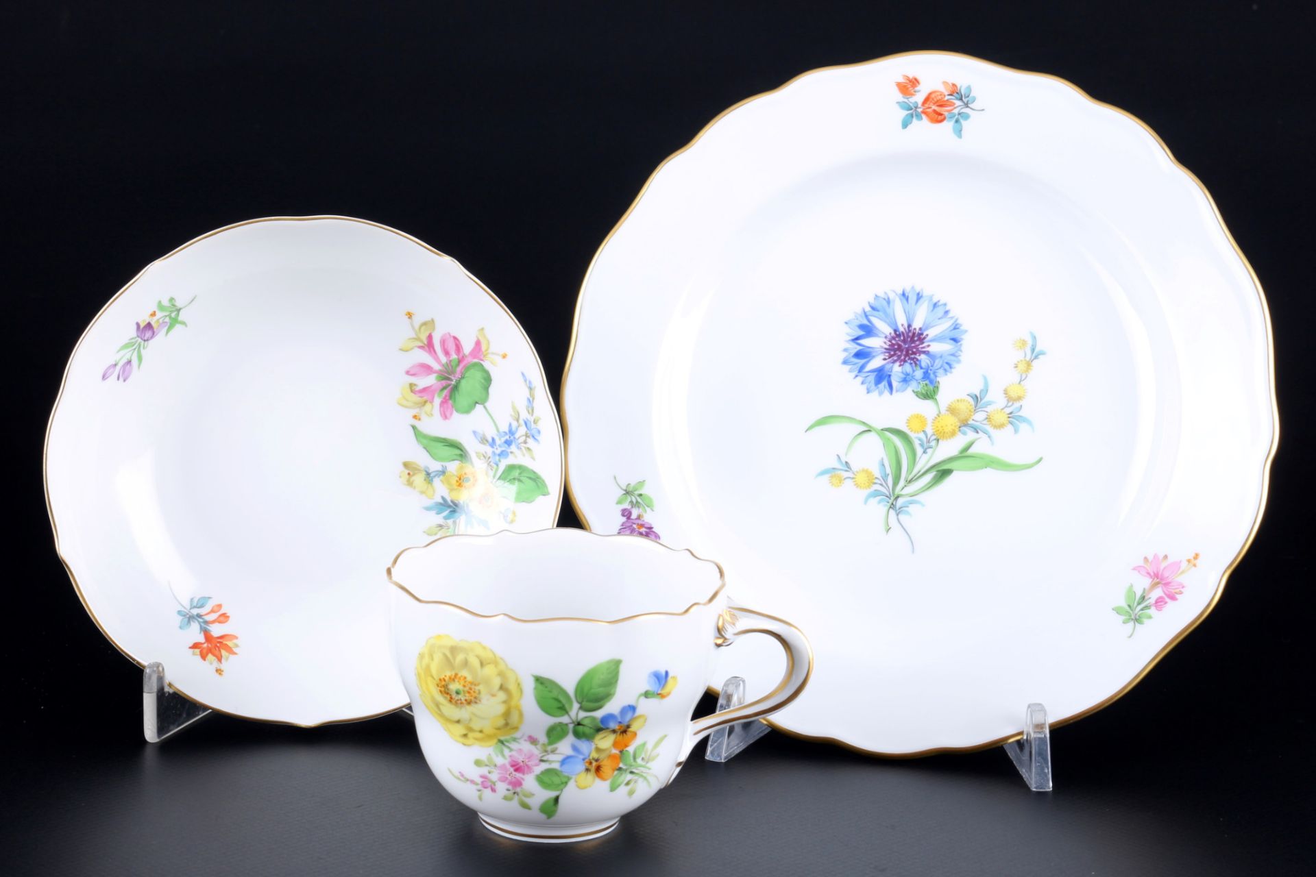 Meissen Blume Kaffeeservice für 8 Personen 1.Wahl, coffee service for 8 pers. 1st choice, - Bild 2 aus 6