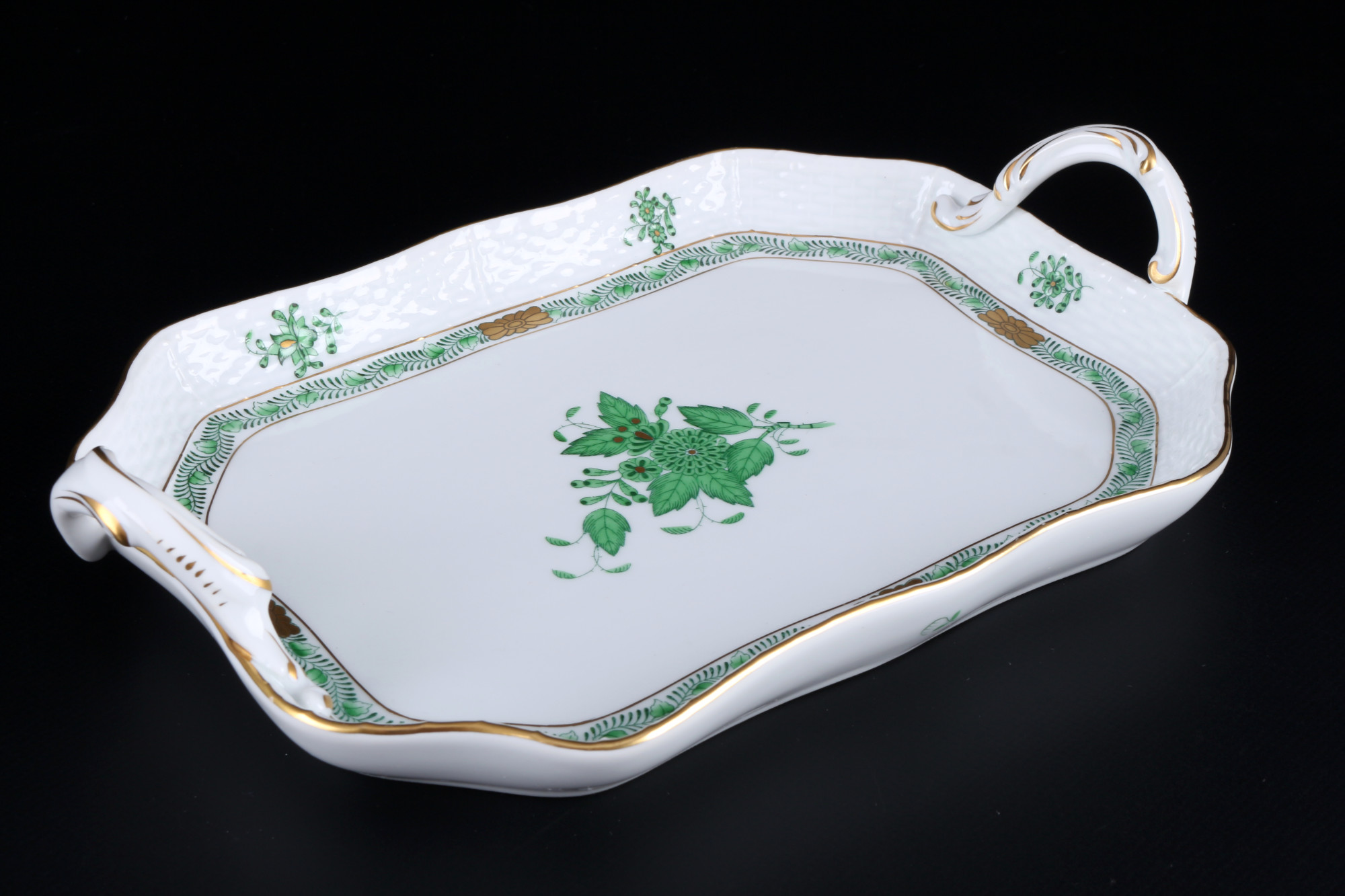 Herend Apponyi Vert coffee service for 6 persons, Kaffeeservice für 6 Personen, - Image 6 of 8