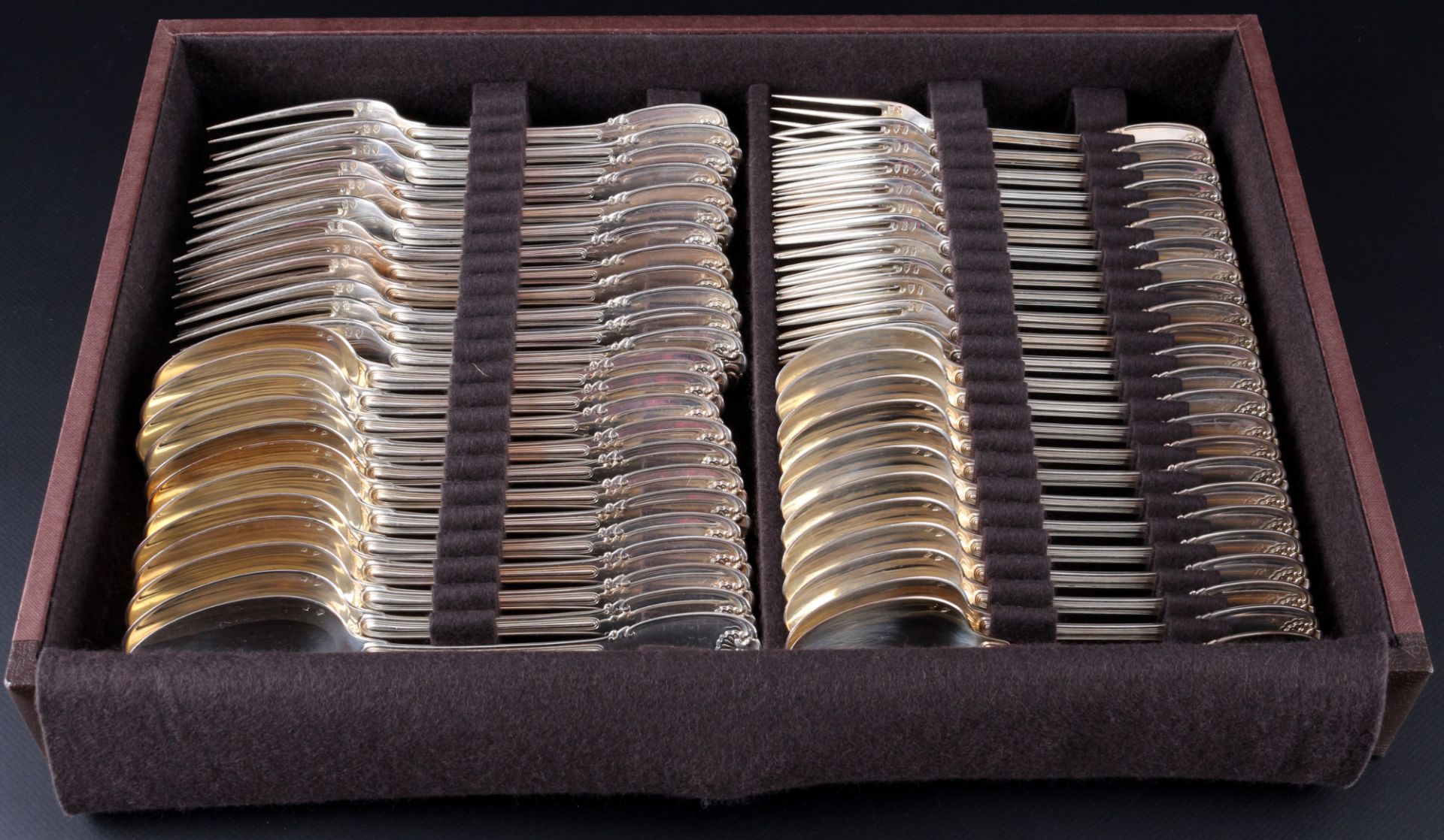 Christofle Cardeilhac Sceaux 925 sterling silver cutlery 143 pieces for 12 pers., Silber 143-teilige - Image 3 of 20