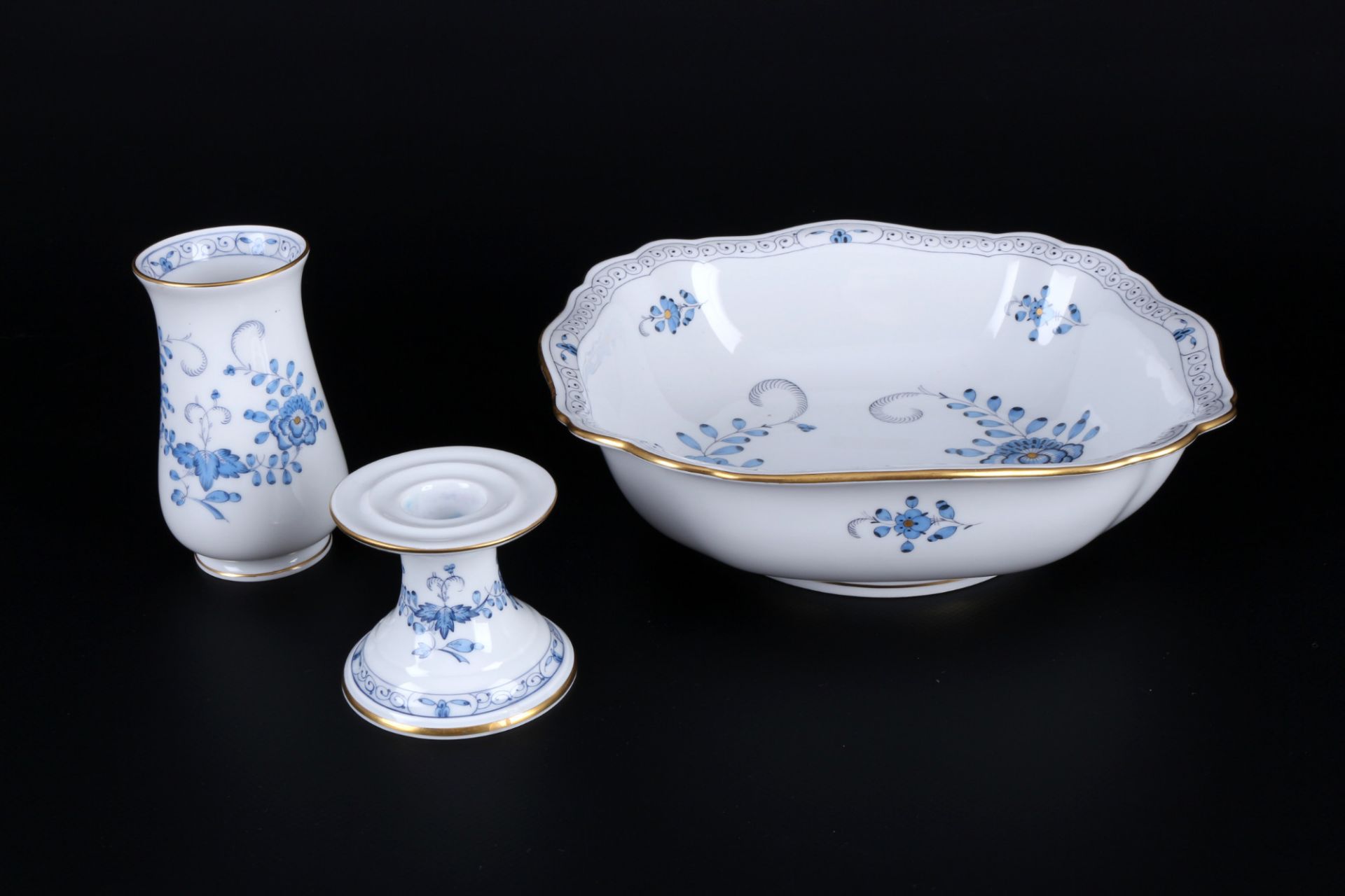 Meissen Indisch Blau Speiseservice für 6 Personen 1.Wahl, dinner service for 6 pers. 1st choice, - Bild 3 aus 8