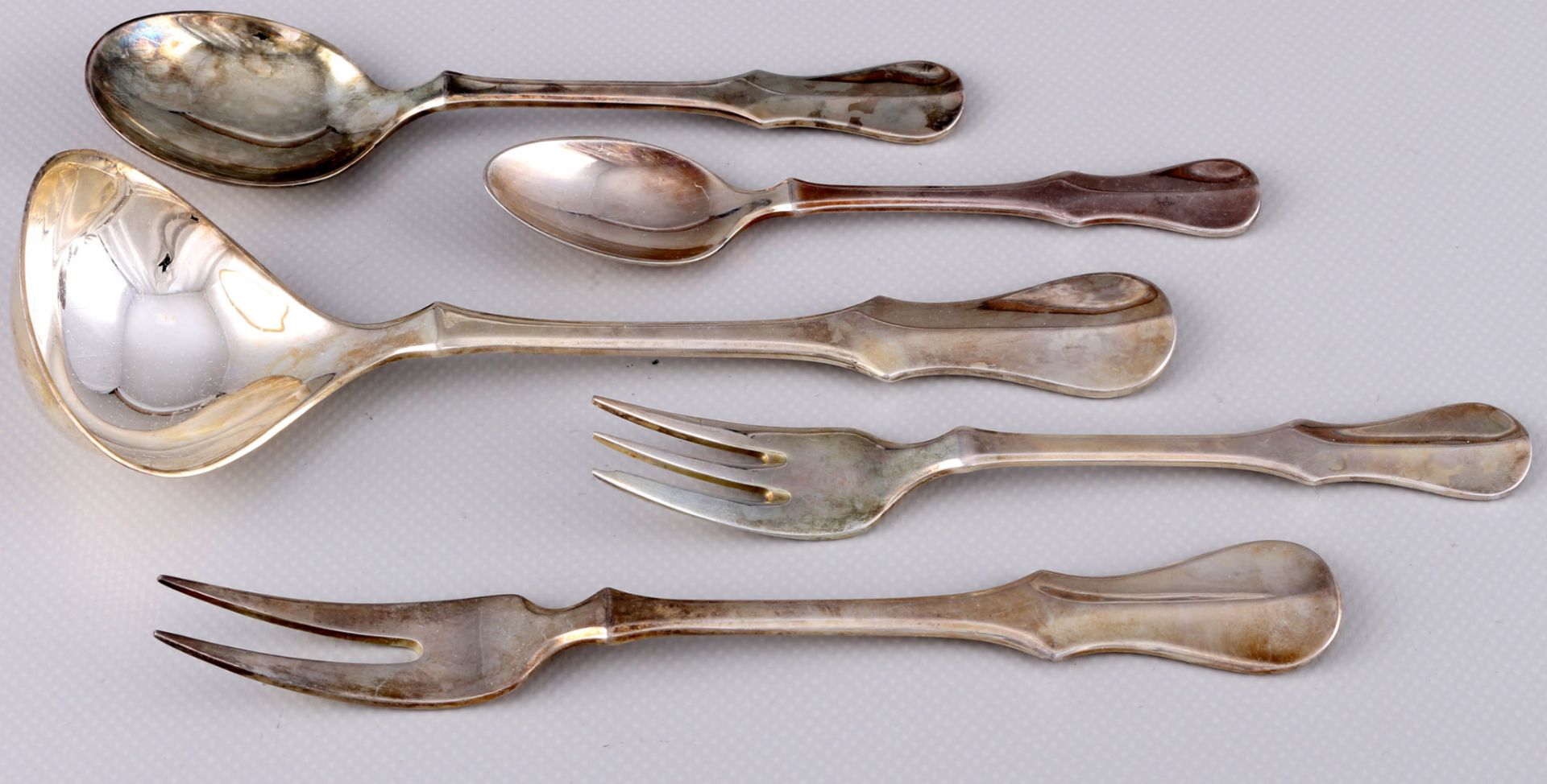 Robbe und Berking Alt-Kopenhagen Besteck für 12 Personen, cutlery for 12 pers., - Bild 4 aus 9