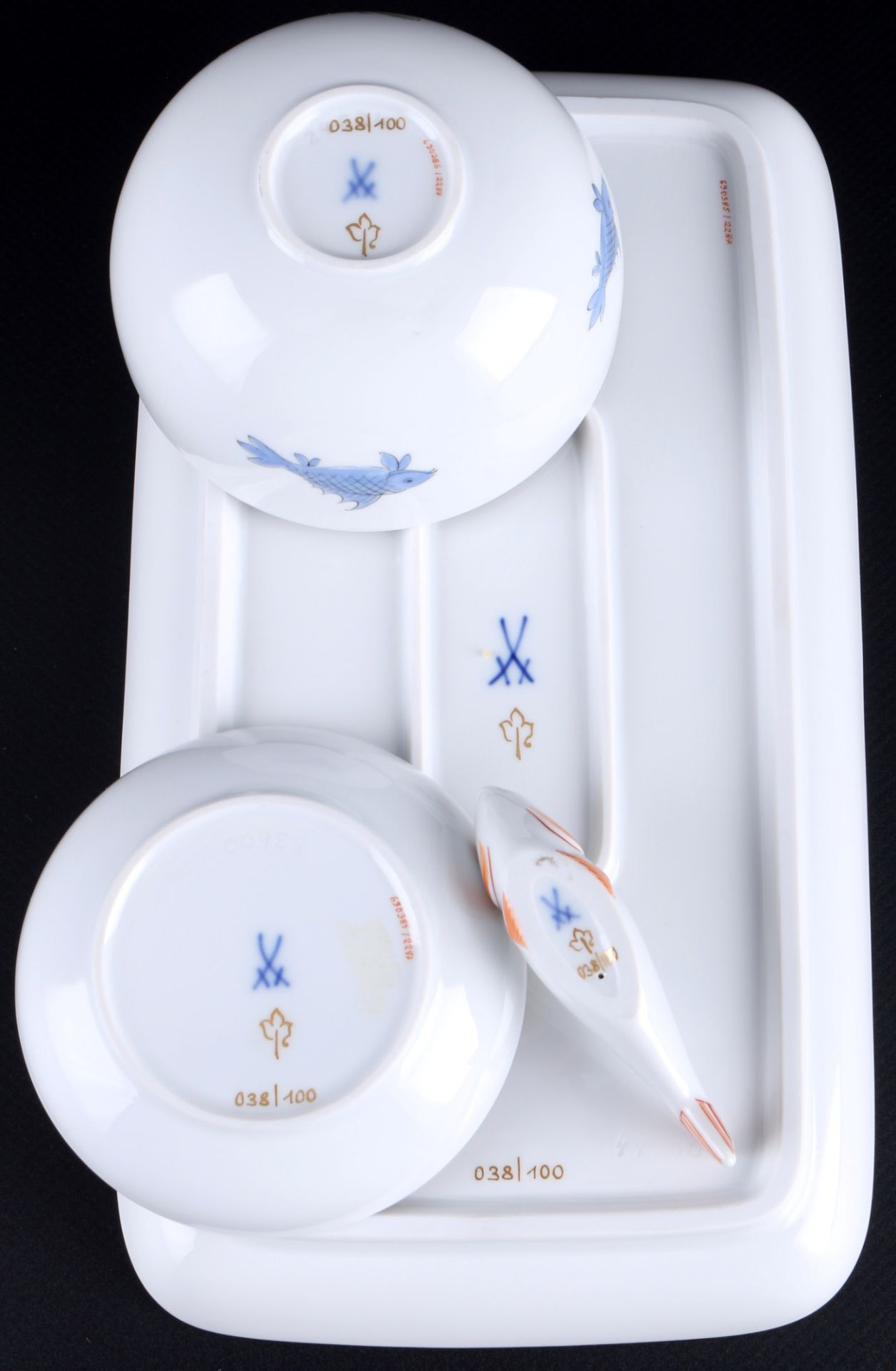 Meissen chinesische Figurenmalerei nach Kakimon Sushi Set 1.Wahl, Edition SinnBilder, sushi set 1st  - Bild 7 aus 7